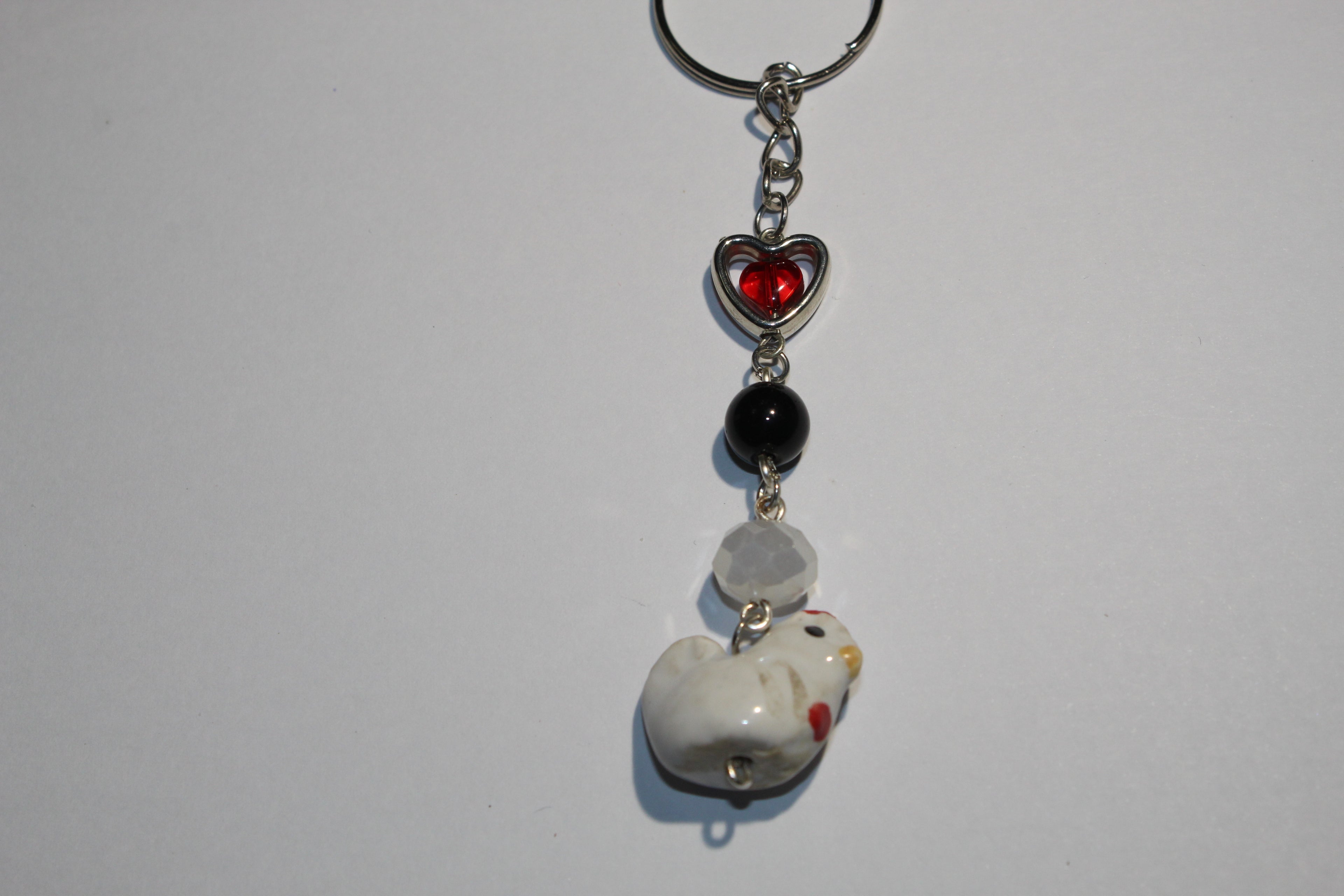 Cute chicken keychain !!