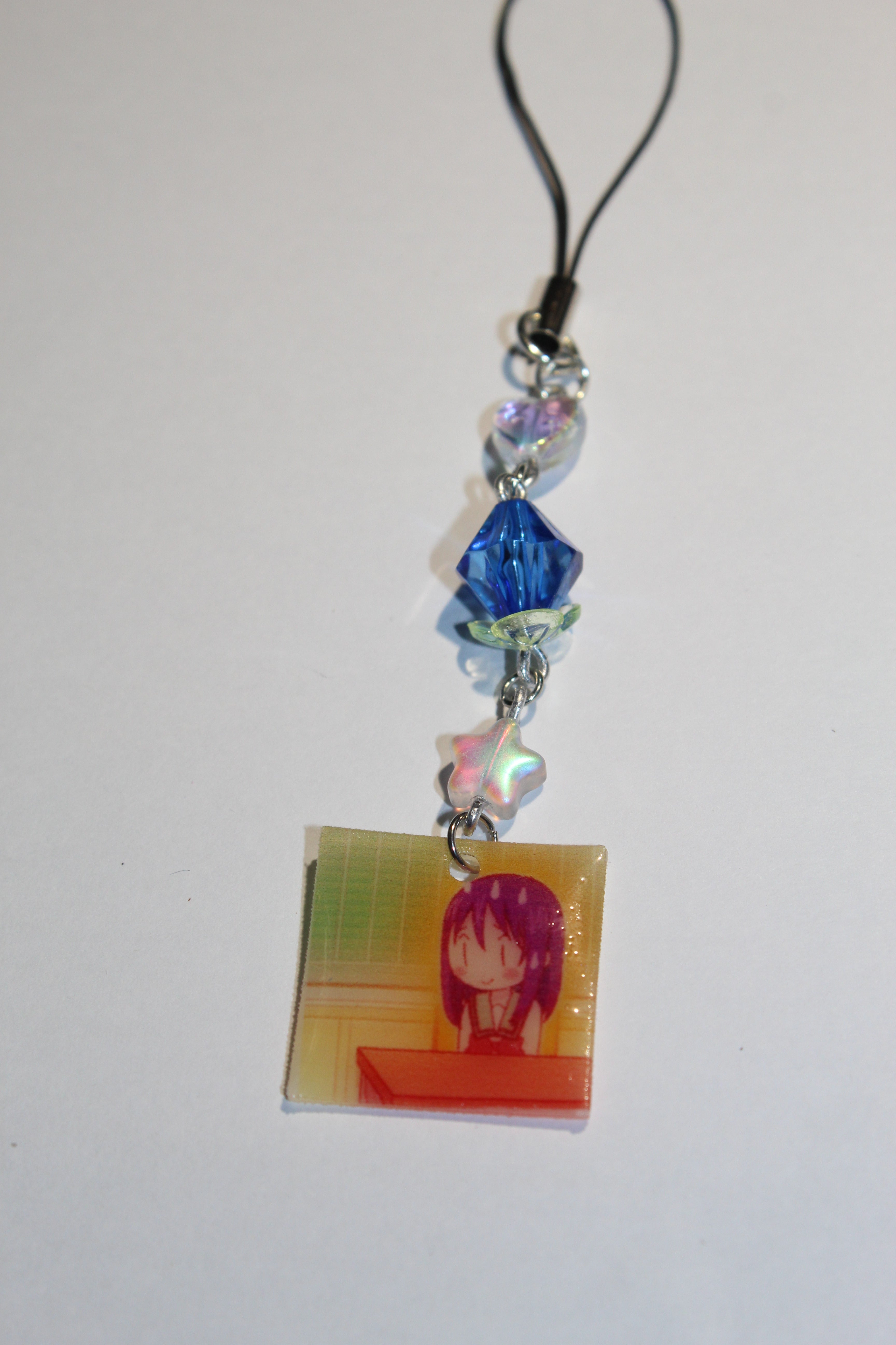 Saiki and teruhashi matching phone charms ! INCLUDES BOTH (2 versions)