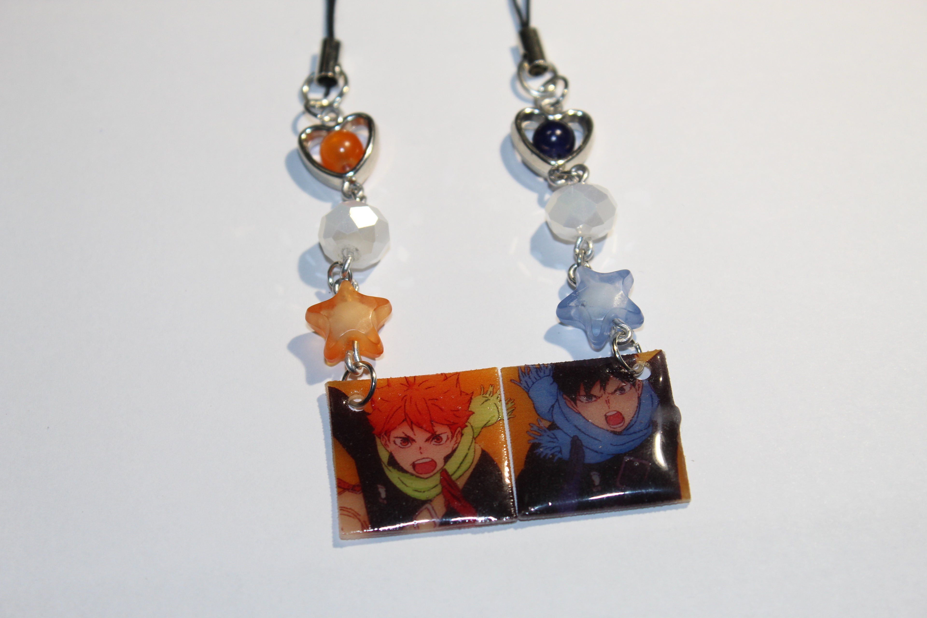 Hinata and Kageyama matching phone charms !